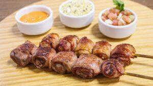 Receita de medalhão de frango com bacon
