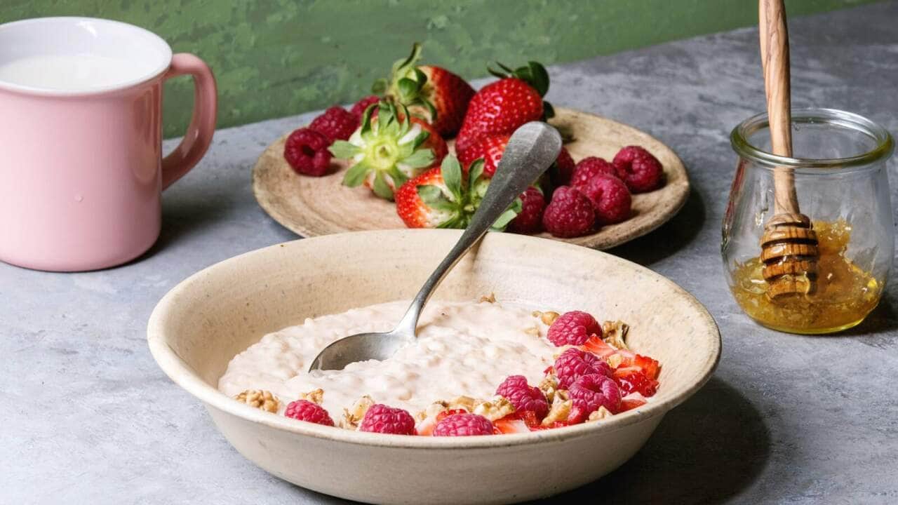 Receita de mingau de aveia