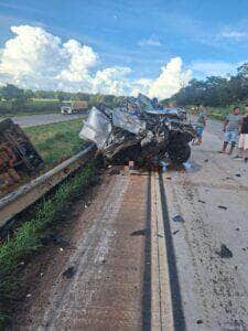 Acidente na BR-364 em Jaciara deixa um morto e dois feridos