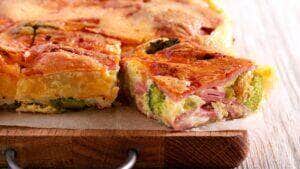 Torta de brócolis