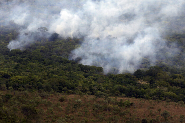 Incêndio na Chapada dos Veadeiros Por: Valter Campanato/Agência Brasil