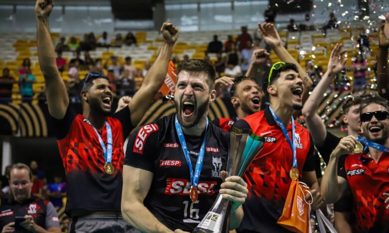 Sesi Bauru é campeão da Superliga de vôlei masculino. Foto: Fernanda Queiroz