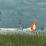Avião da GOL ultrapassa pista de pouso no aeroporto de Sinop