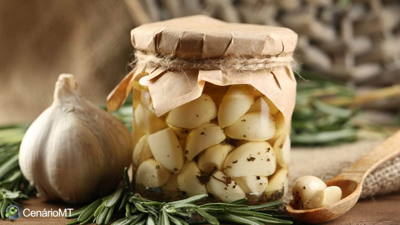 Como fazer alho em conserva