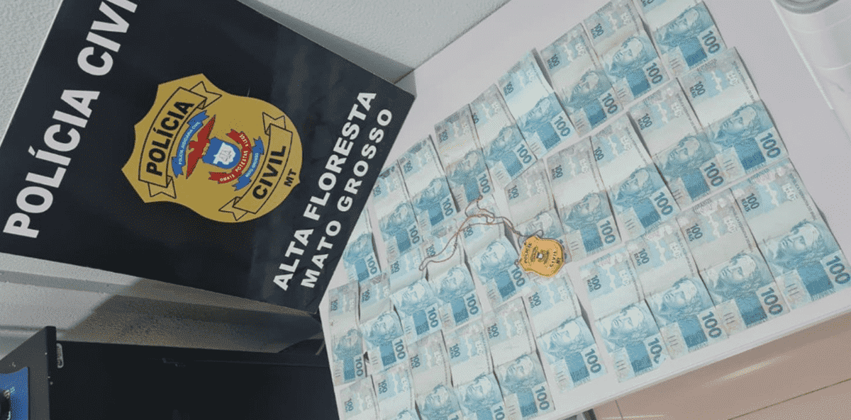 Valor foi encontrado por um cidadão que procurou a Polícia para comunicar os fatos.