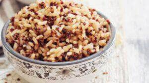 Receita de arroz integral