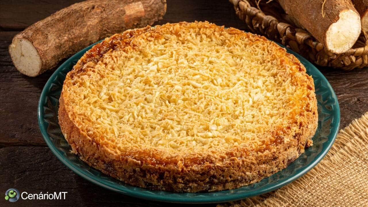 Receita de bolo de aipim