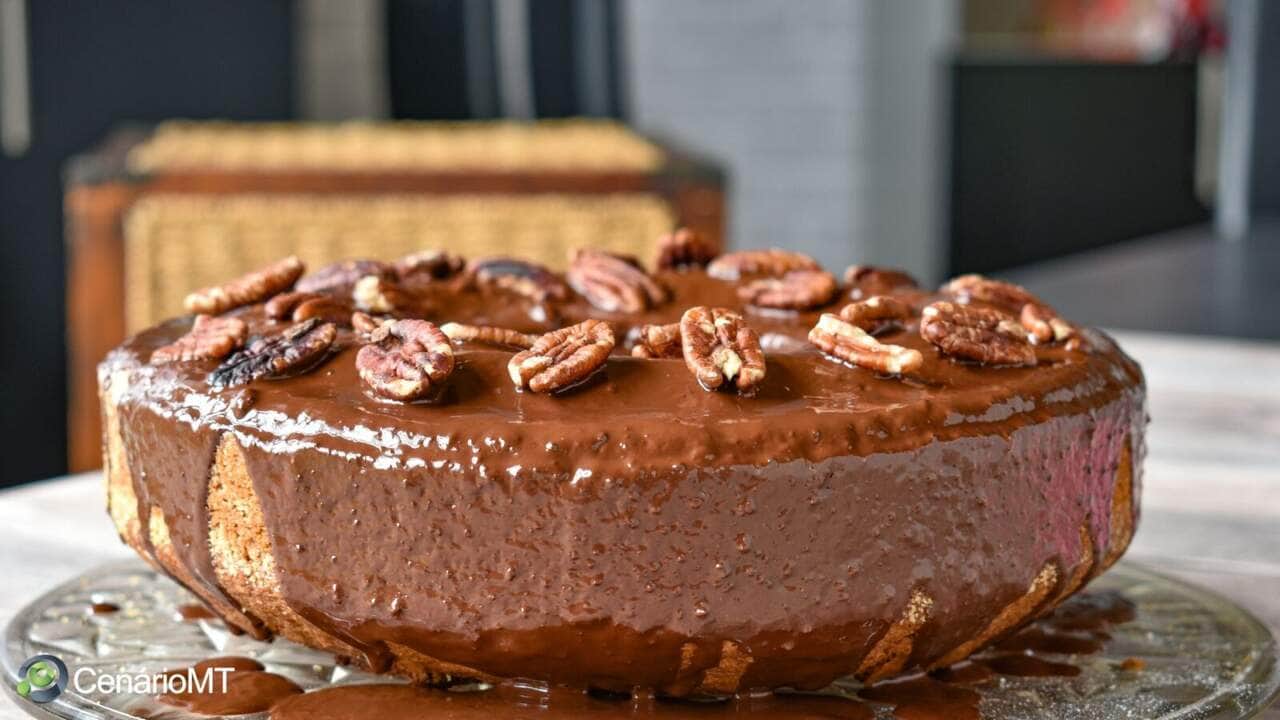 Receita de bolo de nozes