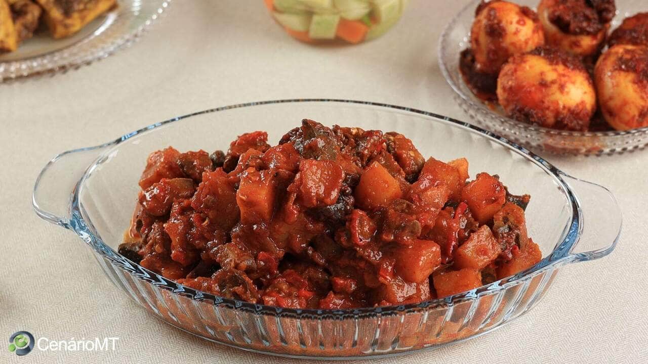 Receita de moela de frango