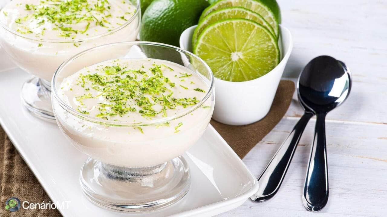Receita de mousse de limão