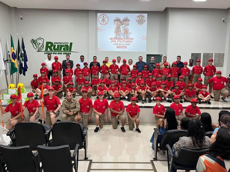 Realizada aula inaugural da 13ª edição do projeto ‘Bombeiro do Futuro’ em Lucas do Rio Verde