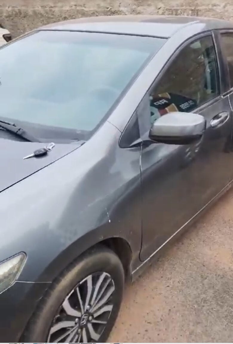 Carro roubado é recuperado pela Polícia Militar em Rondonópolis
