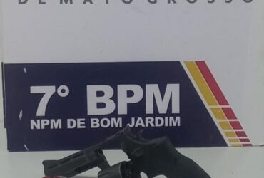 Irmão é preso em Nobres após ameaçar irmã com arma de fogo