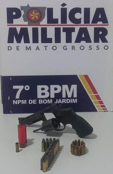 Irmão é preso em Nobres após ameaçar irmã com arma de fogo