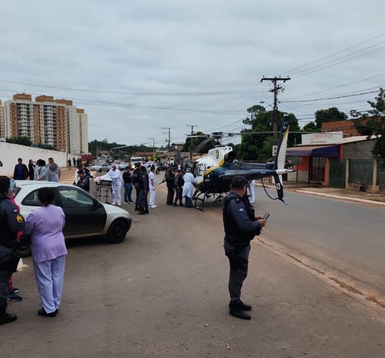Policial Militar baleado em frente à UPA Morada do Ouro em Cuiabá