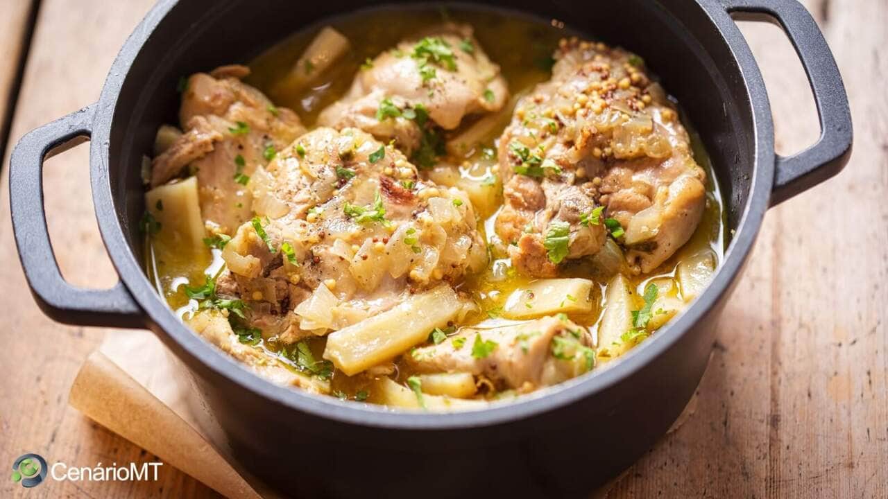 Receita de frango de panela