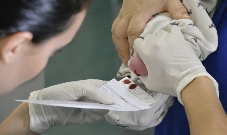 Teste do pezinho no Hospital Regional de Taguatinga (HRT). Por: Edilson Rodrigues/Agência Senado