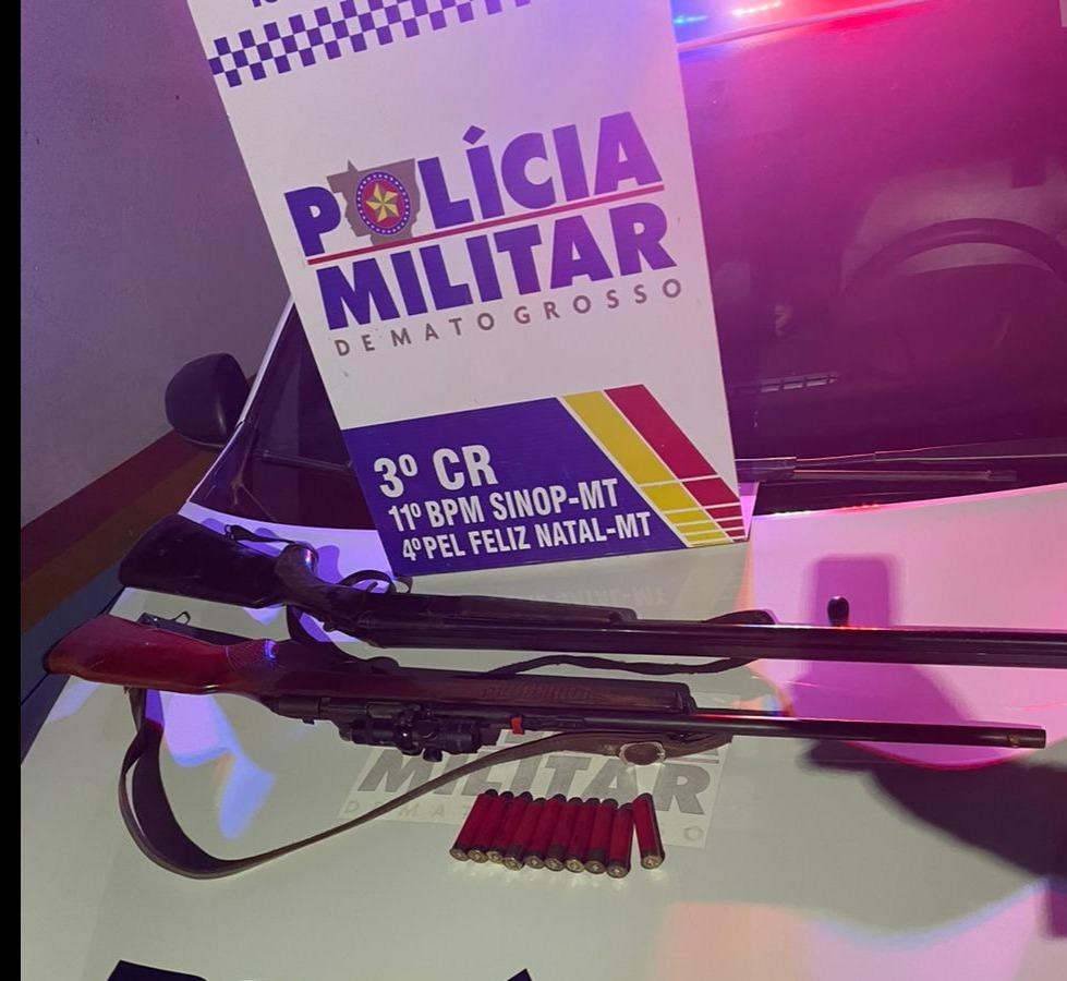 policia militar prende dois homens por porte ilegal de armas de fogo e municoes no interior de mt interna 1 2024 05 06 1700568829