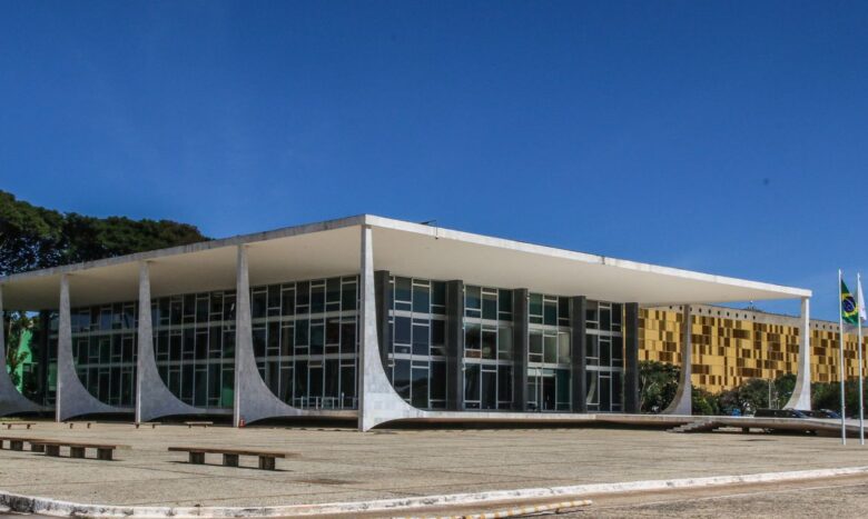 Brasília - 22. 05. 2023 - Foto da Fachada do Supremo Tribunal Federal, em Brasília. Foto: Antônio Cruz/ Agência Brasil