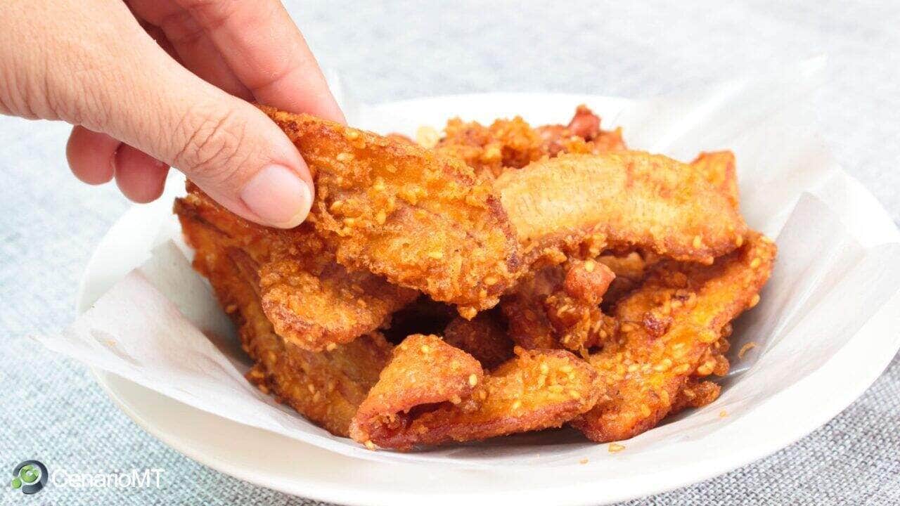 Como fazer banana frita