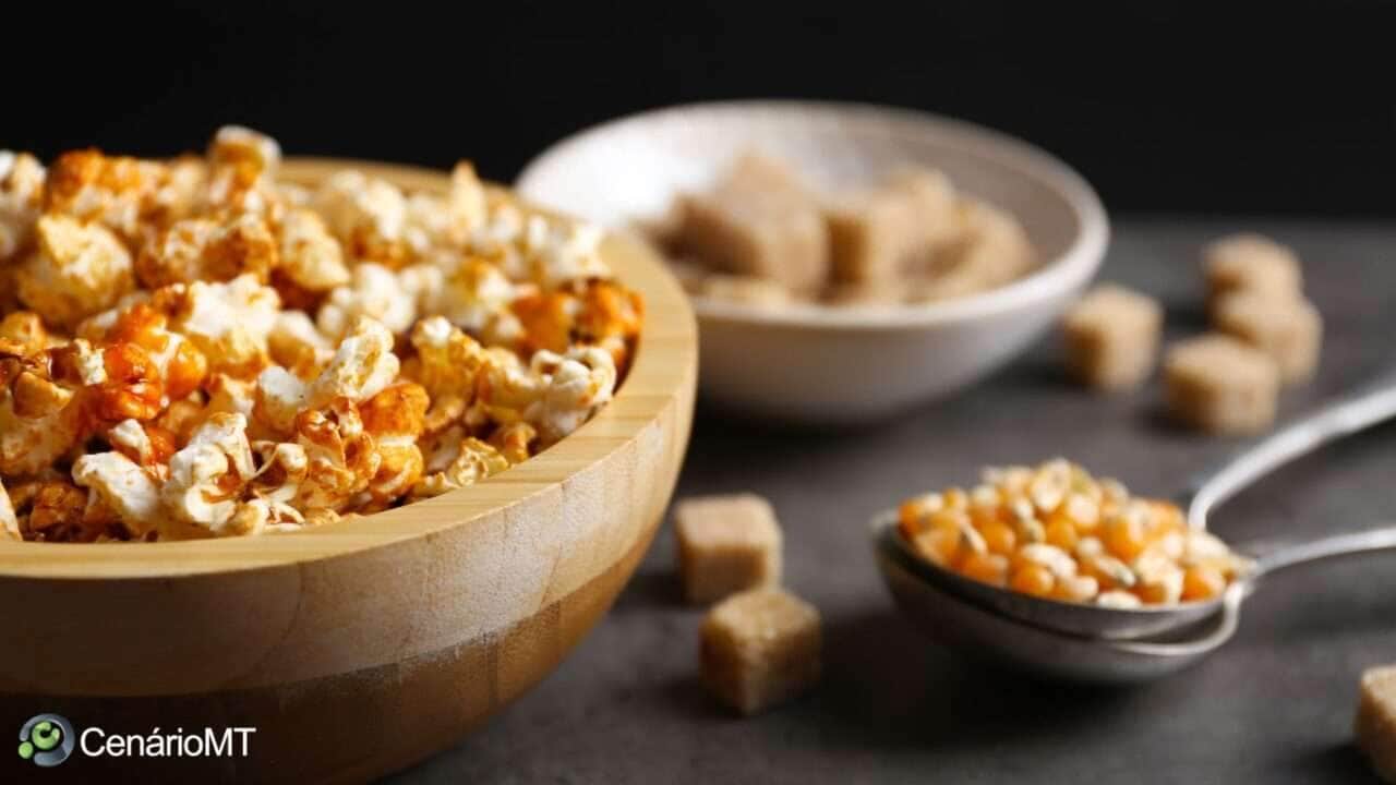 Como fazer pipoca doce com açúcar