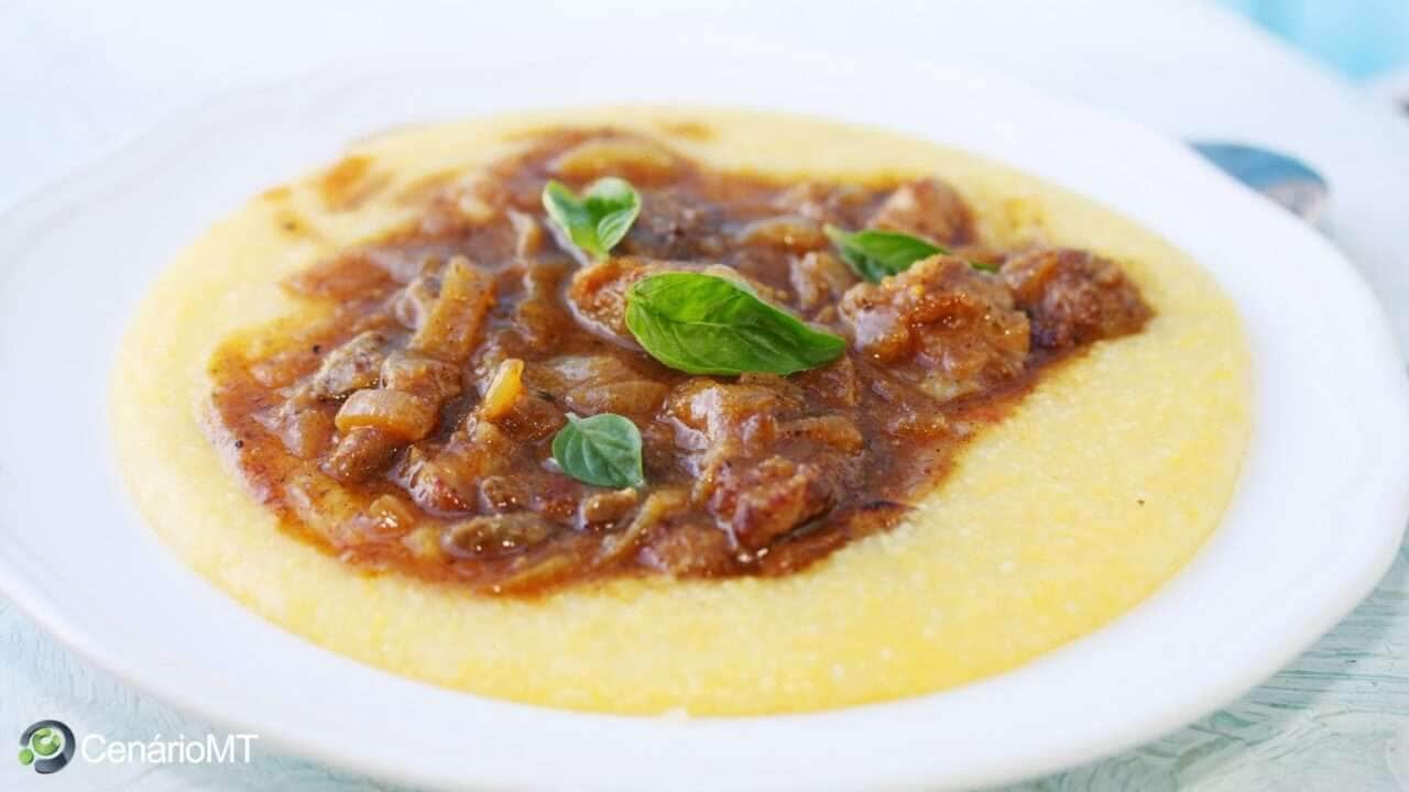 Receita de angu à baiana