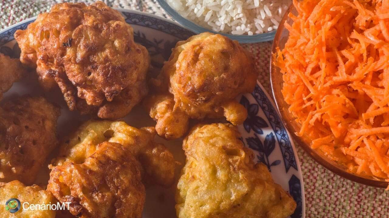 Receita de bolinho de arroz
