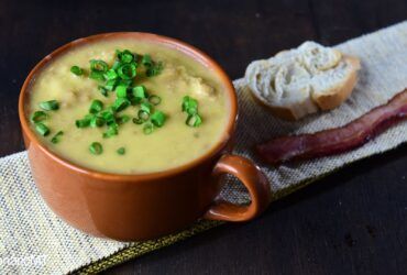 Receita de caldo verde com batata