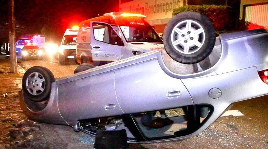 Motorista embriagado causa grave acidente e coloca em risco família em Rondonópolis