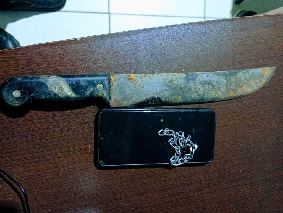 Homem preso em flagrante por tentativa de feminicídio no Bairro Jaime Seitti Fugi