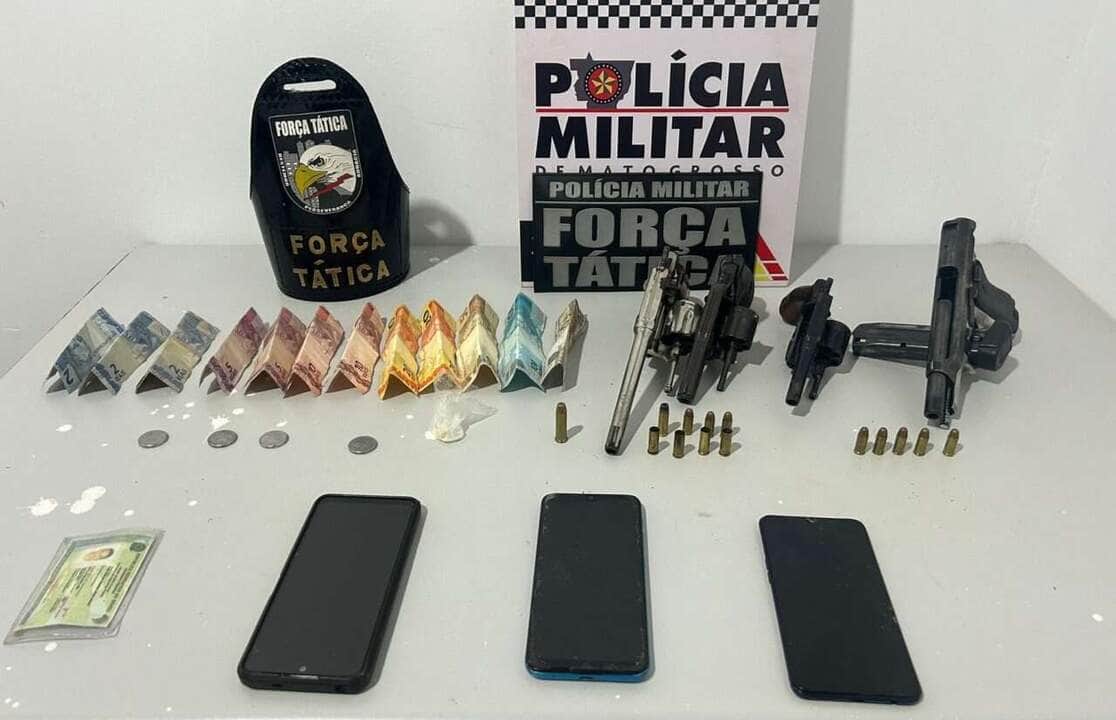 Quatro suspeitos morrem em confronto com a Força Tática em Tangará da Serra