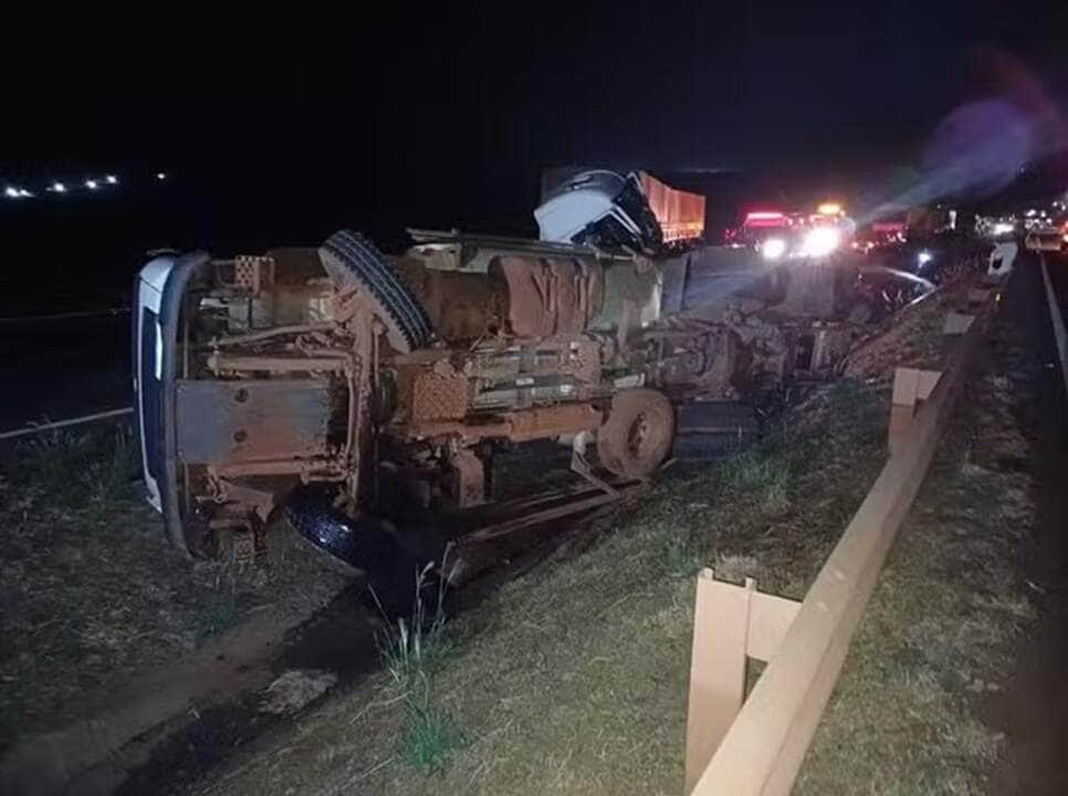 Motorista morre em acidente na BR-163 em Rondonópolis