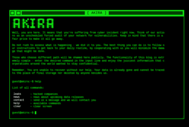 Akira: Uma ameaça crescente no mundo Cibernético
