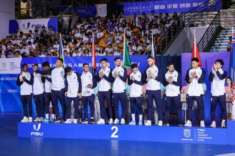 Mato Grosso é vice-campeão Mundial Universitário de Futsal na China  - Foto por: Divulgação