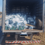 PM apreende caminhão, 445 cestas básicas e prende suspeito por associação criminosa em Diamantino