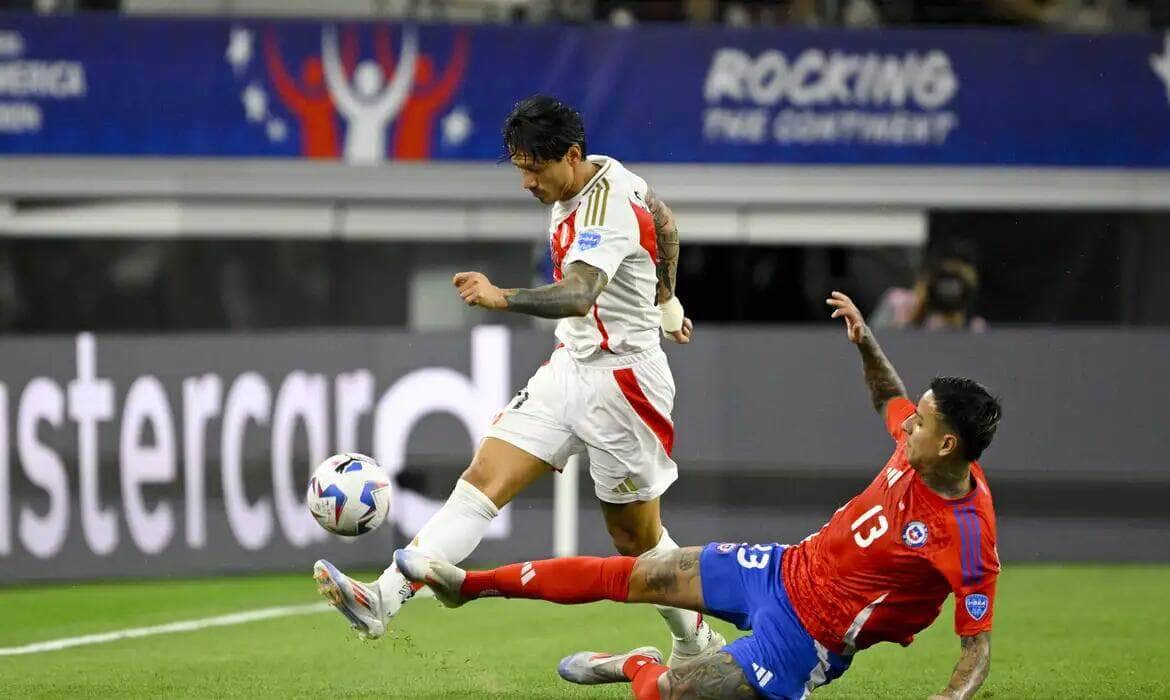 chile, peru, copa américa Por: Jerome Miron-USA TODAY Sports/Direitos Reservados