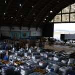 São Paulo (SP), 24/05/2024 - Doações para o Rio Grande do Sul armazenadas no hangar da Base Aérea de São Paulo. Foto: Rovena Rosa/Agência Brasil