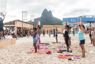 Arena Rio Bossa Nossa - Yoga Por: Festival Rio Bossa Nossa/Direitos reservados