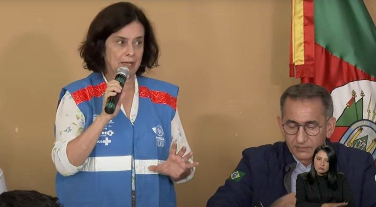 Ministério da Saúde anuncia mais 799 leitos e 30 ambulâncias para cidades gaúchas - Reprodução/CanalGov