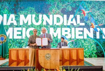 No Dia Mundial do Meio Ambiente, presidente assina pacto de proteção ao Pantanal e à Amazônia - Foto: Ricardo Stuckert / PR