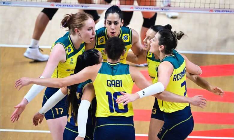 seleção brasileira feminina de vôlei - Liga das Nações 2024 Por: Divulgação/ Volleyball World