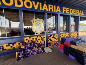 Mais de 700 kg de maconha apreendidos e veículo furtado recuperados pela PRF em Rondonópolis/MT