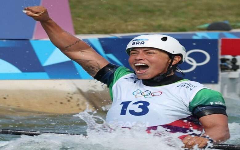 Atleta de Mato Grosso faz história e leva o Brasil ao 4º lugar na canoagem slalom em Paris