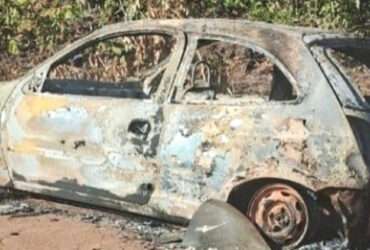 Corpo carbonizado é encontrado dentro de carro em Colíder, Mato Grosso