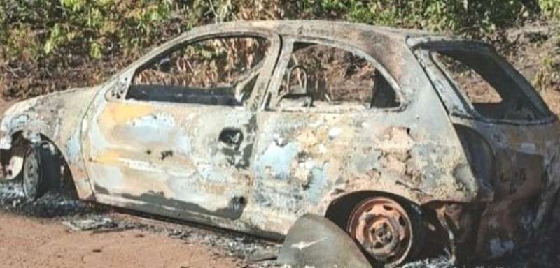 Corpo carbonizado é encontrado dentro de carro em Colíder, Mato Grosso