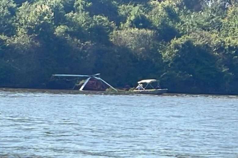 Helicóptero dos Bombeiros faz pouso de emergência entre Mato Grosso e Goiás; piloto fica ferido