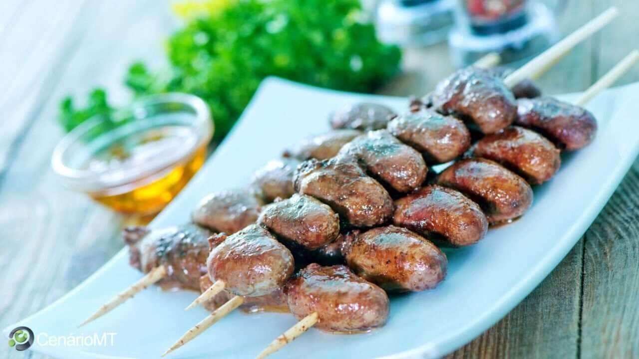 Receita de coração de frango