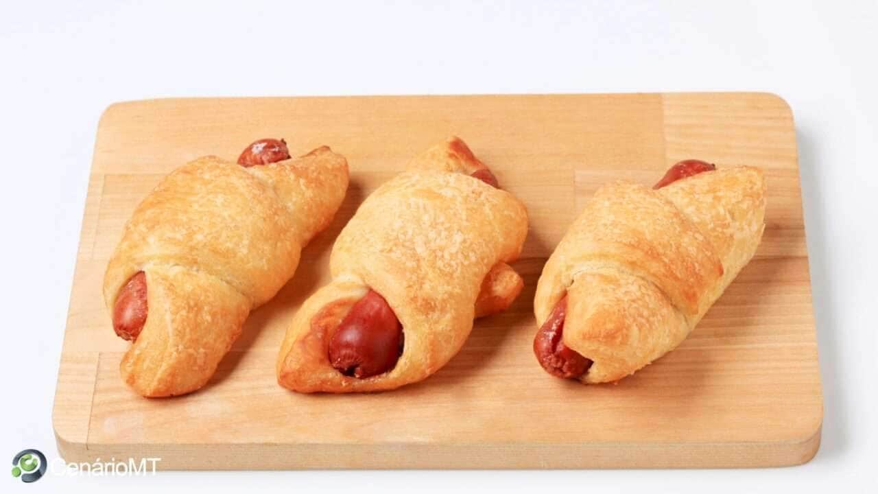 Receita de enroladinho de salsicha