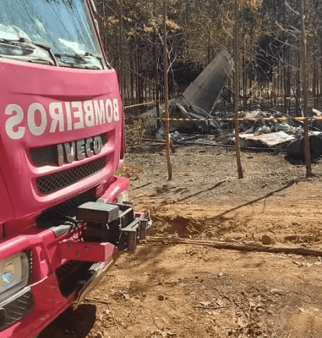 Jato cai em plantação de eucalipto em Matupá e deixa dois mortos