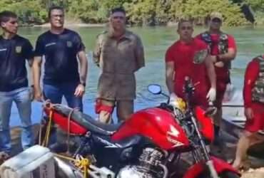 Corpo de Bombeiros recupera moto de empresária assassinada Raquel Cattani, em Lucas do Rio Verde
